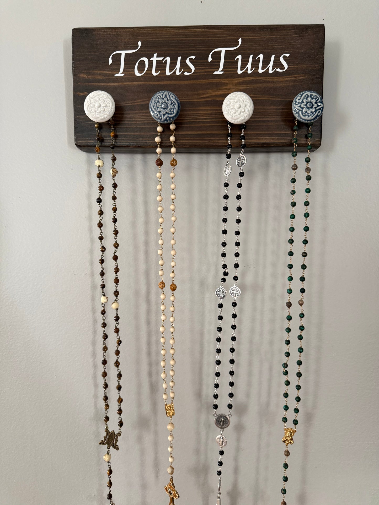 Totus Tuus Rosary Holder