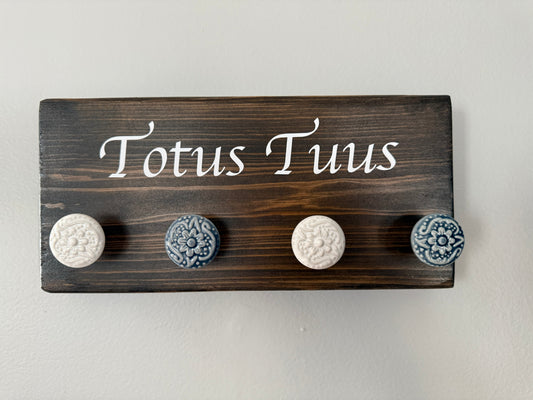 Totus Tuus Rosary Holder